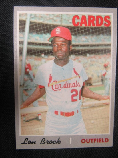 Lou Brock 1970 Topps Baseball Card