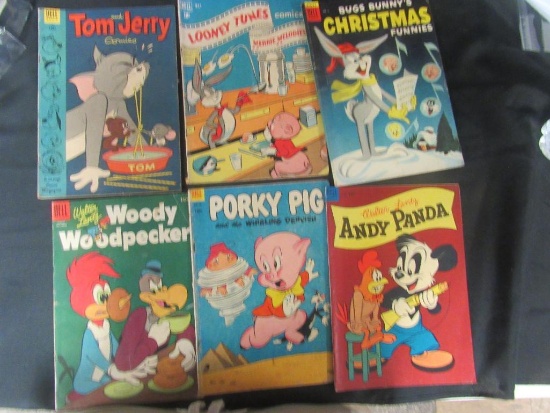 DELL Golden Age Funny Book Lot of (6)