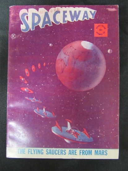 Spaceway Pulp Dec/1954 Flying Saucers