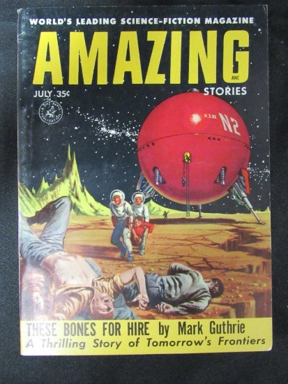 Amazing Stories Pulp 7/1955 Classic Cover