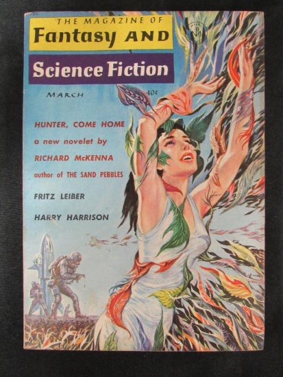 Fantasy & Sci-Fi Pulp 3/1963 Pin-Up Cover