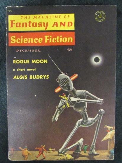 Fantasy & Sci-Fi Pulp 12/60 Robot Cover