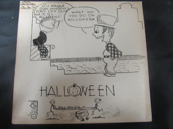 Bill Erler Original Newspaper Strip Art