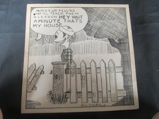 Bill Erler Original Newspaper Strip Art