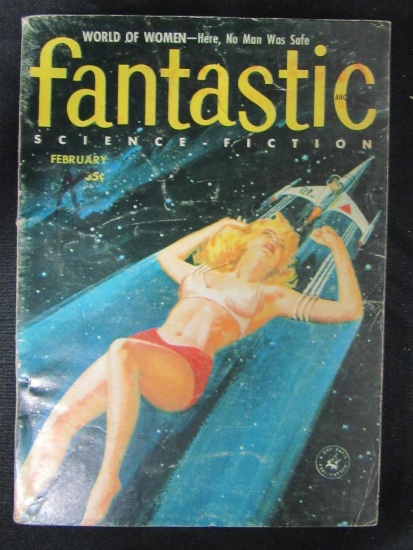 Fantastic Sci-Fi Pulp 2/1957 Pin-Up Cover