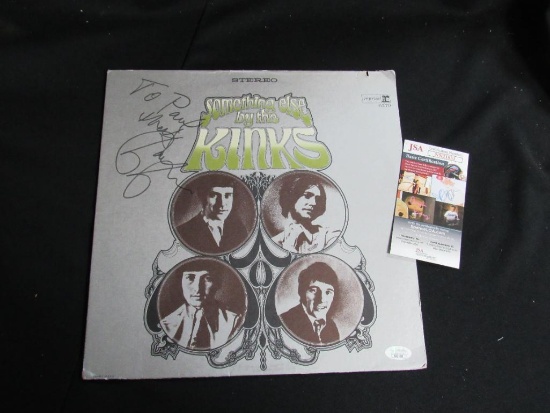 Rare "The KINKS" Signed Album Cover. JSA COA