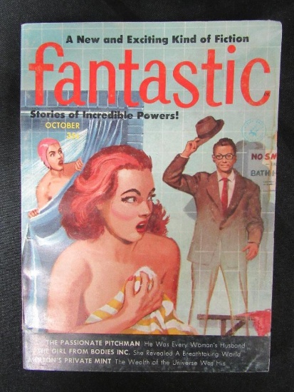 Fantastic Sci-Fi Pulp 10/56 Risque Cover