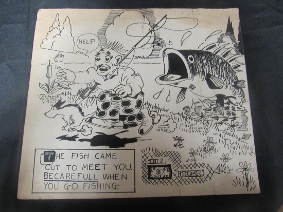 Bill Erler Original Newspaper Strip Art