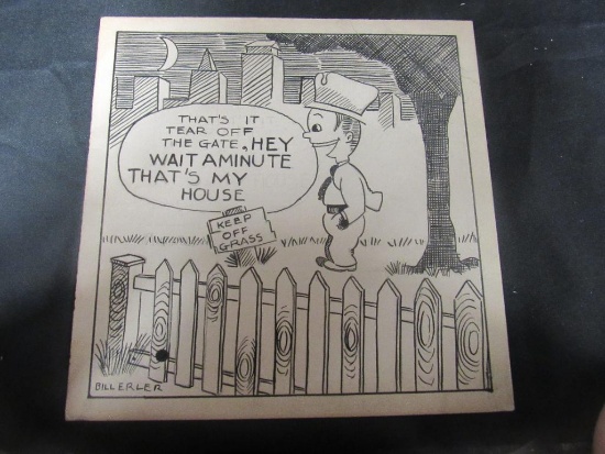 Bill Erler Original Newspaper Strip Art
