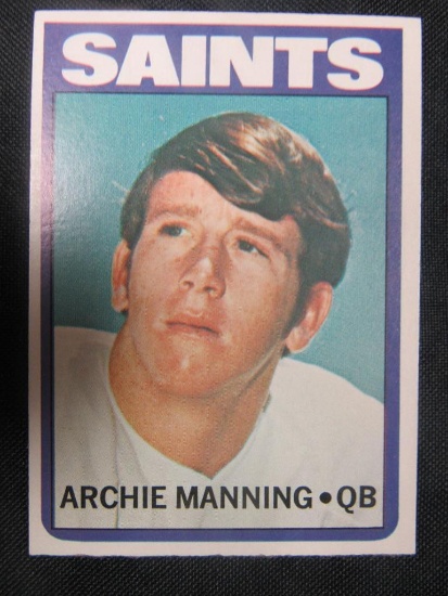 1972 Topps Football #55 Archie Manning RC Rookie Card