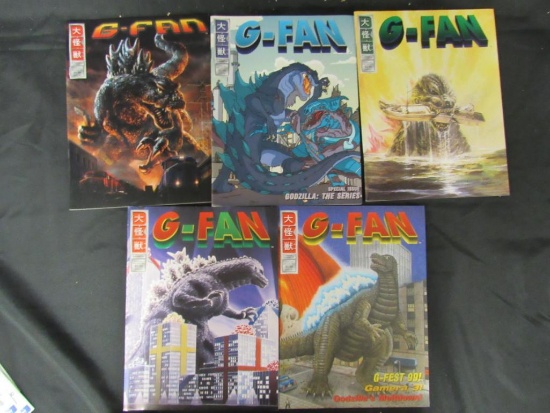 G-Fan Godzilla Fanzine Group of (5)