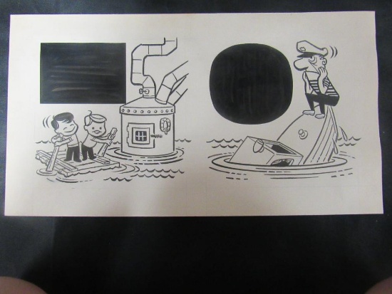 1960's Era Original Newspaper Clip Art