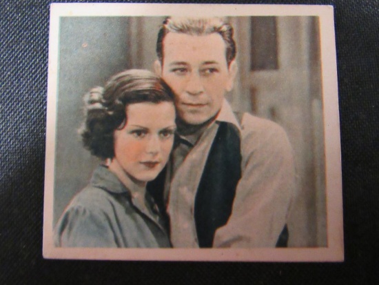 Rare! George Raft Cigarette Card