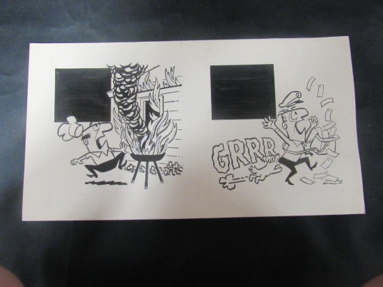1960's Era Original Newspaper Clip Art