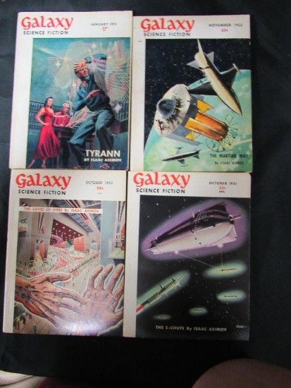Galaxy Sci-Fi Pulp (4) Asimov Issues