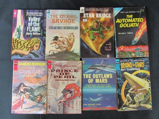 Lot of (8) Vintage ACE Sci-Fi Paperbacks