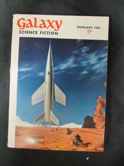 Galaxy Sci-Fi Pulp Feb/1951 Bradbury