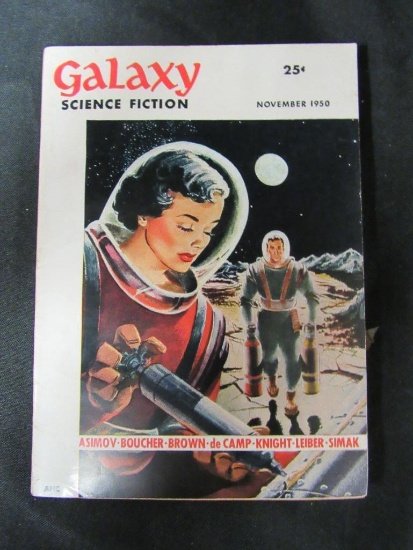 Galaxy Sci-Fi Pulp 11/1950 Moon Girl