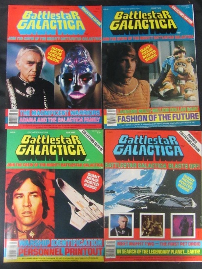 Battlestar Galactica (4) Poster Magazines