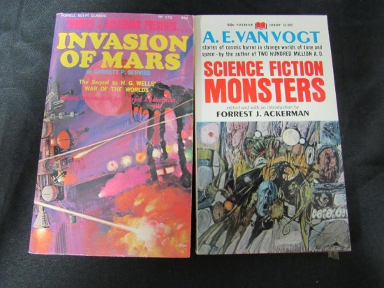 Forry Ackerman (2) Vintage Paperbacks