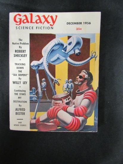 Galaxy Sci-Fi Pulp 12/1956 Finlay Cover