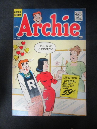 Archie #118/1961/Veronica Pin-Up Cover