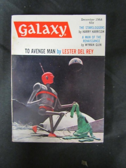 Galaxy Pulp 12/1964 Classic Robot Cover