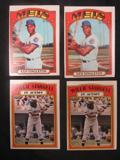 1972 Topps Lot of (4) Star Cards