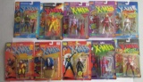 Lot (10) Vintage 1990's Toybiz X-Men Action Figures MOC