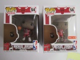 Lot (2) Funko Pop Michael Jordan #54 & 56 (Target Exclusive)