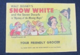 Snow White and The Seven Dwarfs (1958) Reynolds Wrap/ Grocery Store Promo