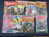 Golden Age Lot (8) War Related Comics Heroic, Peril & More!