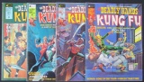 Deadly Hands of Kung-Fu Marvel Curtis Bronze Age Lot (4)