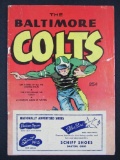 Rare 1950 Golden Age Baltimore Colts Comic Book
