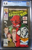 Amazing Spiderman #366 (1992) Mark Bagley Red Skull Cover CGC 9.4