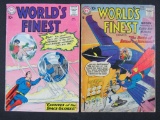 World's Finest #93 & 114 Early Silver Age DC Batman/ Superman