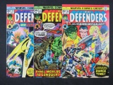 Defenders #26, 27, 28 Bronze Age/ Early Guardians of the Galaxy