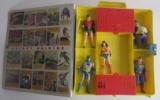 Vintage 1980's Kenner DC Super Powers Case w/ 11 Original Figures