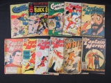 Golden Age Lot (12) Captain Marvel Related Comics/ Fawcett