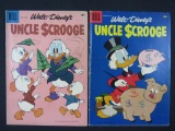 Uncle Scrooge #21 & 23 (1958) Silver Age Dell