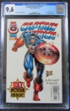 Captain America v2, #1 (1996) Key 1st Appearance Rikki Barnes CGC 9.6