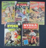 Lot (5) Golden Age Jungle Comics/ GGA/ Nyoka +