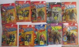 Lot (10) Vintage 1990's Toybiz X-Men Action Figures MOC