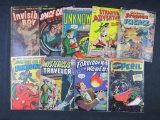 Lot (9) Golden Age Sci-Fi/ Space Related Comics