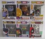 Funko Pop Lot (6) All Marvel- Deadpool, Gamora, Anti-Venom+++