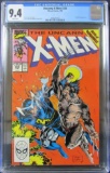 Uncanny X-Men #258 (1990) Classic Jim Lee Wolverine Cover CGC 9.4