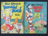 Dell Four Color #263 & 300 Golden Age Donald Duck