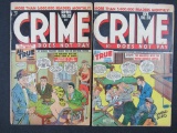 Crime Does Not Pay #56 & 62 Golden Age Lev Gleason