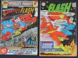 Flash #175 & Worlds Finest #198 (Silver Age Flash/ Superman Race Issues)