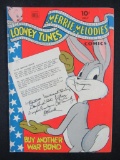 Looney Tunes & Merrie Melodies #45 (1945) Golden Age WWII Patriotic Cover